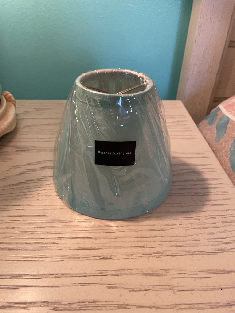 Urban Nest Living Aqua Blue Mini Lamp Shade
